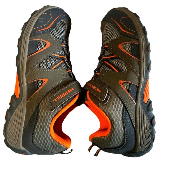 Merrell Trail Chaser Women 6.5  Hiking Trail ShoeBrown Orange Shoes MY57109 - Picture 9 of 11